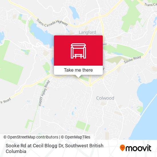 Sooke Rd at Cecil Blogg Dr map