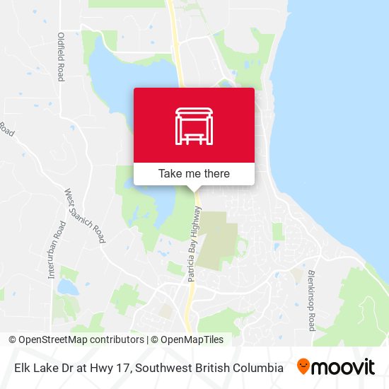 Elk Lake Dr at Hwy 17 map