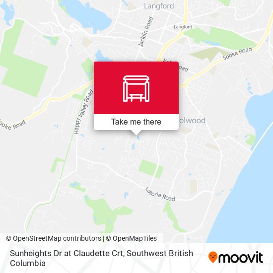 Sunheights Dr at Claudette Crt map
