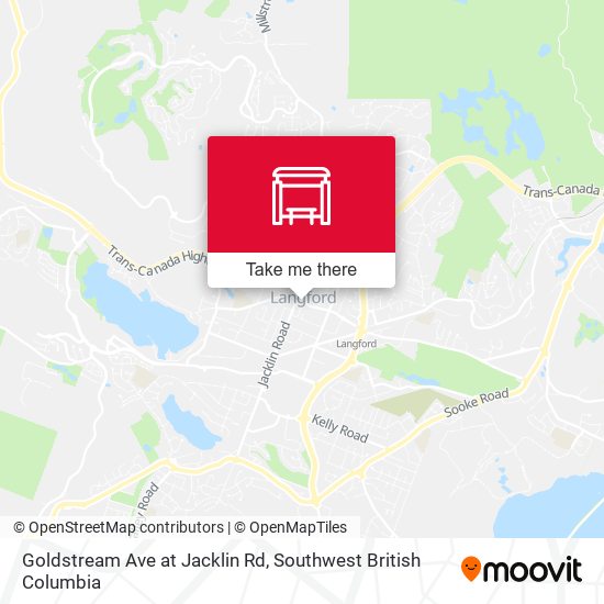 Goldstream Ave at Jacklin Rd map
