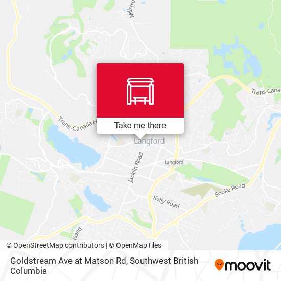 Goldstream Ave at Matson Rd plan