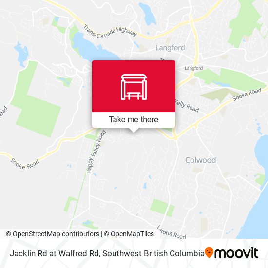 Jacklin Rd at Walfred Rd map