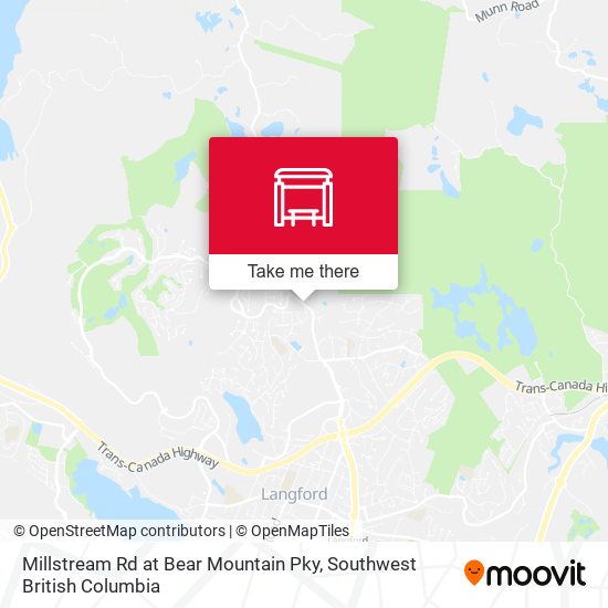 Millstream Rd at Bear Mountain Pky map