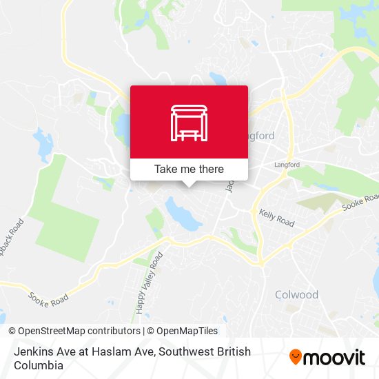 Jenkins Ave at Haslam Ave map