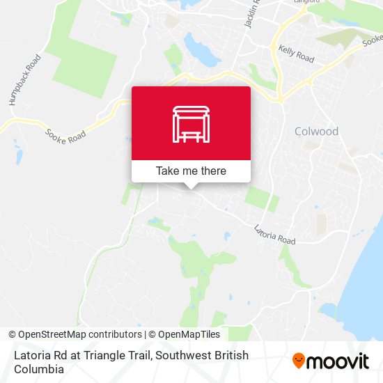 Latoria Rd at Triangle Trail map