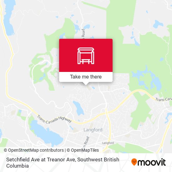 Setchfield Ave at Treanor Ave map