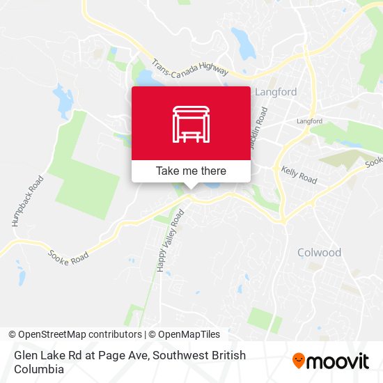 Glen Lake Rd at Page Ave plan