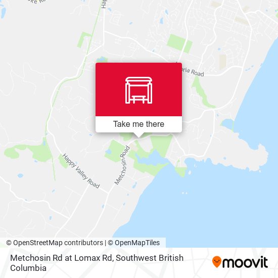Metchosin Rd at Lomax Rd map