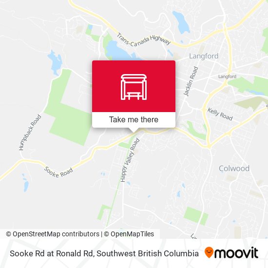 Sooke Rd at Ronald Rd map