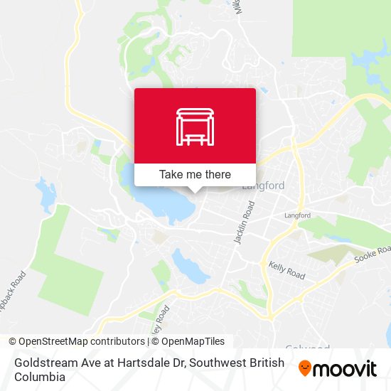 Goldstream Ave at Hartsdale Dr map