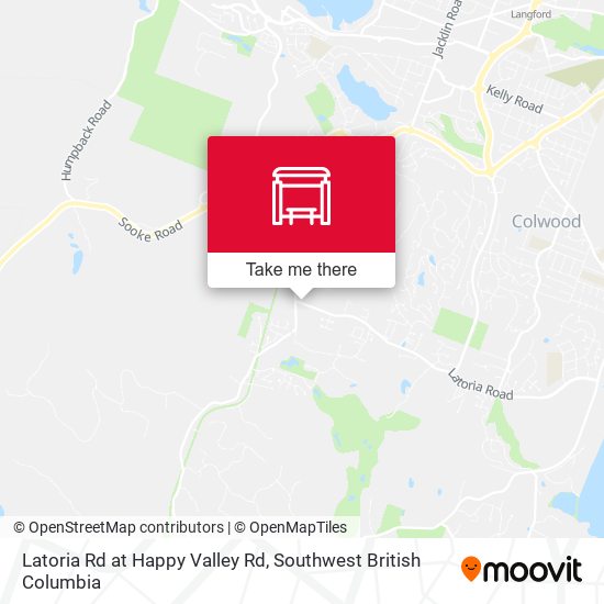 Latoria Rd at Happy Valley Rd map