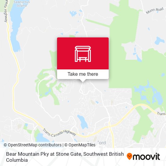 Bear Mountain Pky at Stone Gate map