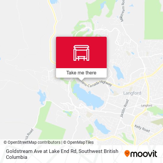 Goldstream Ave at Lake End Rd plan