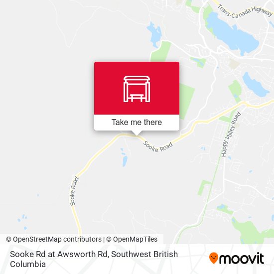 Sooke Rd at Awsworth Rd map