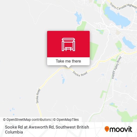 Sooke Rd at Awsworth Rd map