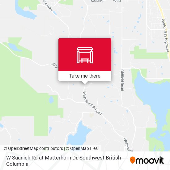 W Saanich Rd at Matterhorn Dr map