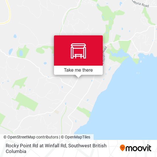 Rocky Point Rd at Winfall Rd map