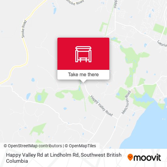 Happy Valley Rd at Lindholm Rd map