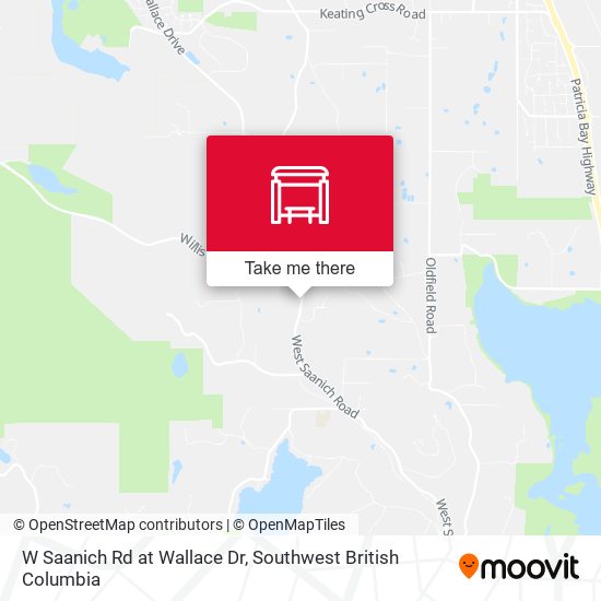 W Saanich Rd at Wallace Dr plan