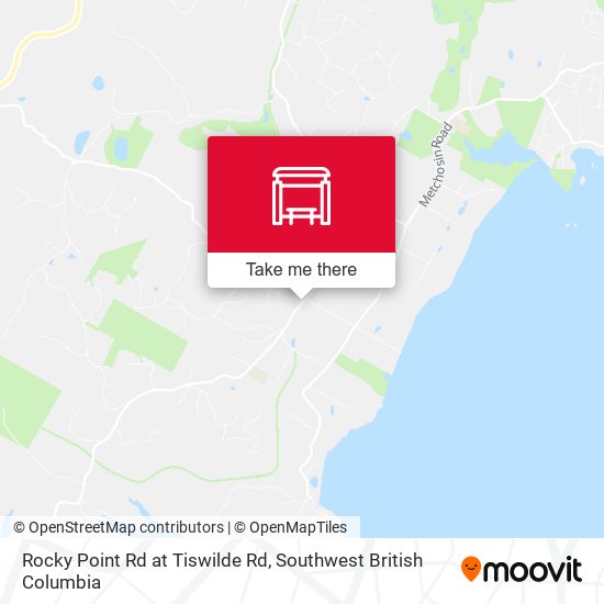 Rocky Point Rd at Tiswilde Rd map