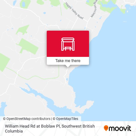 William Head Rd at Boblaw Pl map