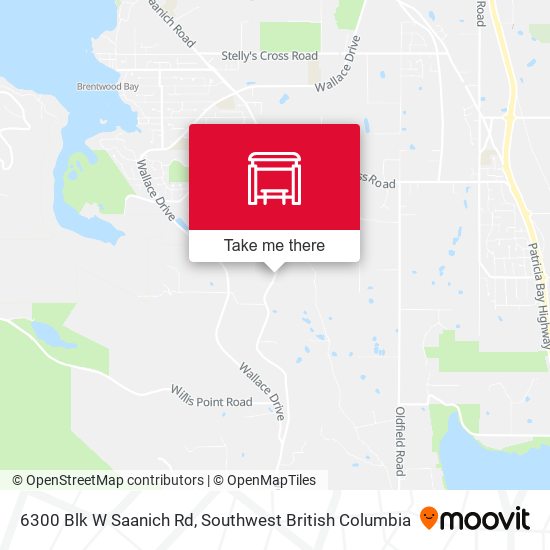 6300 Blk W Saanich Rd map