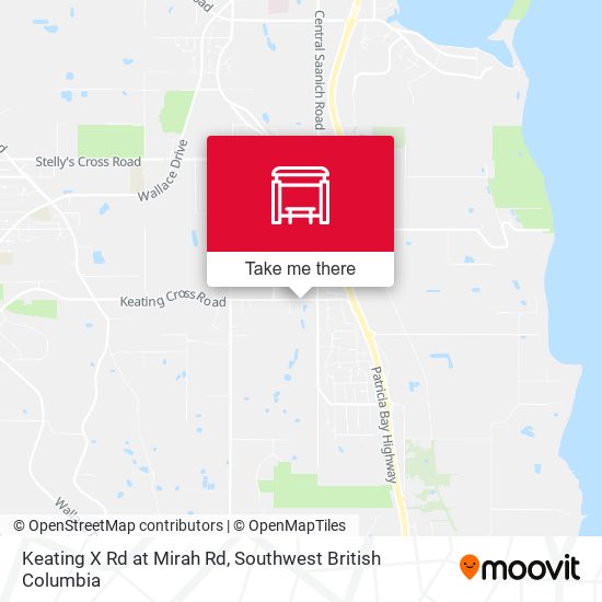Keating X Rd at Mirah Rd map