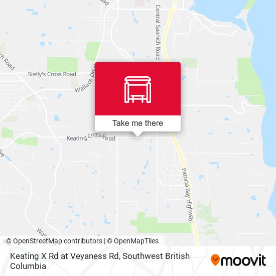 Keating X Rd at Veyaness Rd map