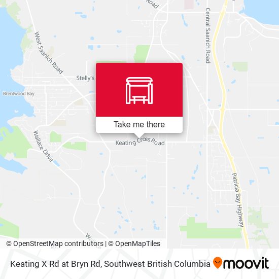 Keating X Rd at Bryn Rd map