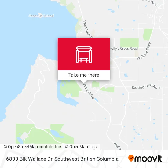 6800 Blk Wallace Dr map