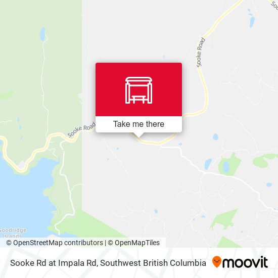 Sooke Rd at Impala Rd map
