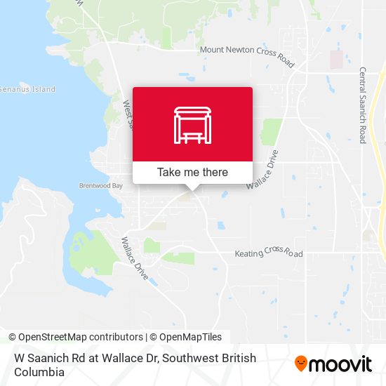 W Saanich Rd at Wallace Dr plan