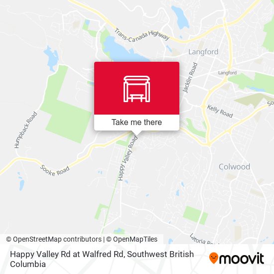 Happy Valley Rd at Walfred Rd plan