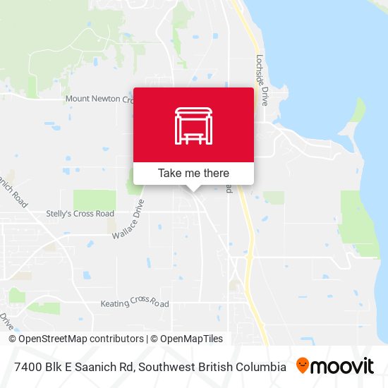 7400 Blk E Saanich Rd map