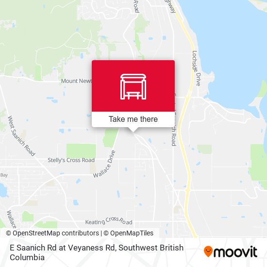 E Saanich Rd at Veyaness Rd plan