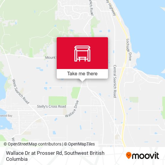 Wallace Dr at Prosser Rd map