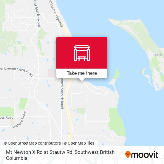 Mt Newton X Rd at Stautw Rd map