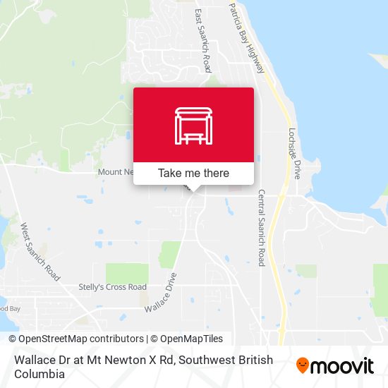 Wallace Dr at Mt Newton X Rd map