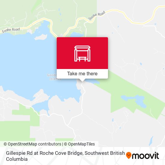 Gillespie Rd at Roche Cove Bridge map