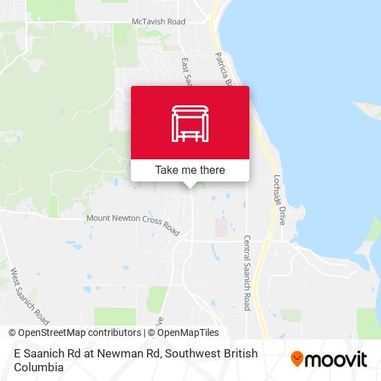 E Saanich Rd at Newman Rd plan