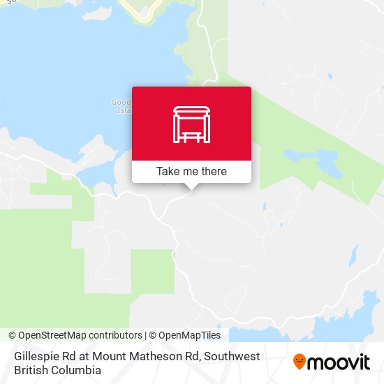 Gillespie Rd at Mount Matheson Rd plan