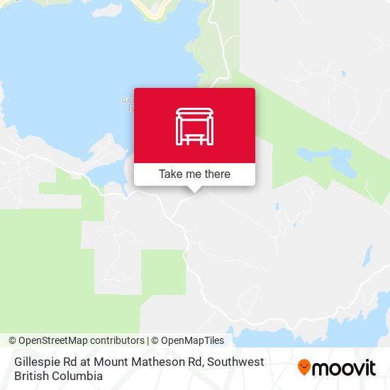 Gillespie Rd at Mount Matheson Rd plan