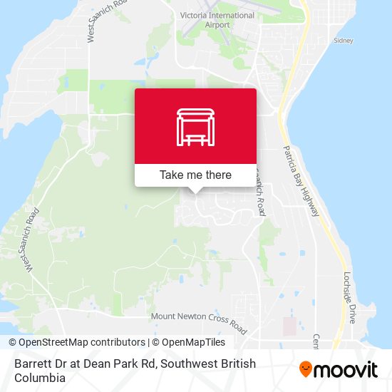 Barrett Dr at Dean Park Rd map