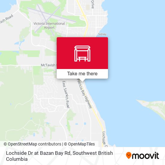 Lochside Dr at Bazan Bay Rd map