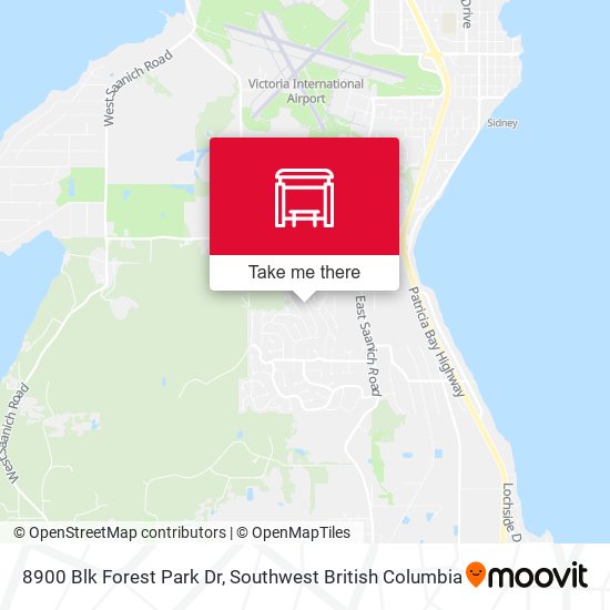 8900 Blk Forest Park Dr map