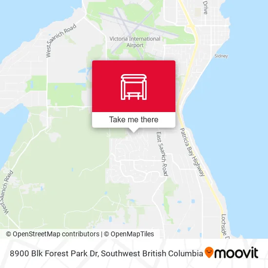 8900 Blk Forest Park Dr map