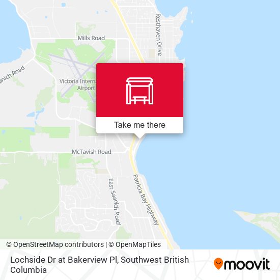 Lochside Dr at Bakerview Pl map