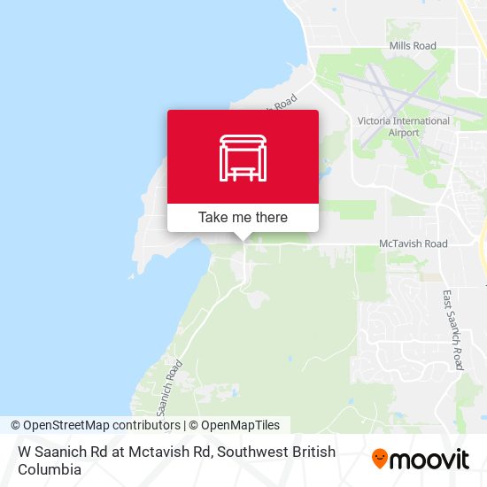W Saanich Rd at Mctavish Rd plan