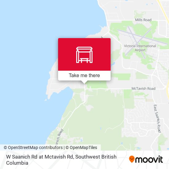 W Saanich Rd at Mctavish Rd plan