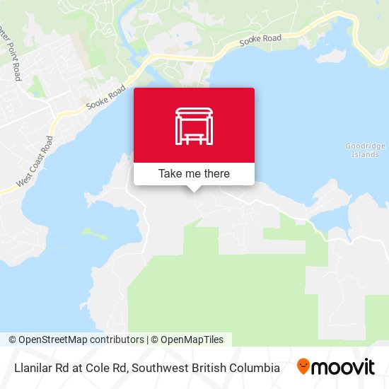 Llanilar Rd at Cole Rd map